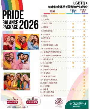 LGBTQ+年度健康体检与激素治疗前筛查